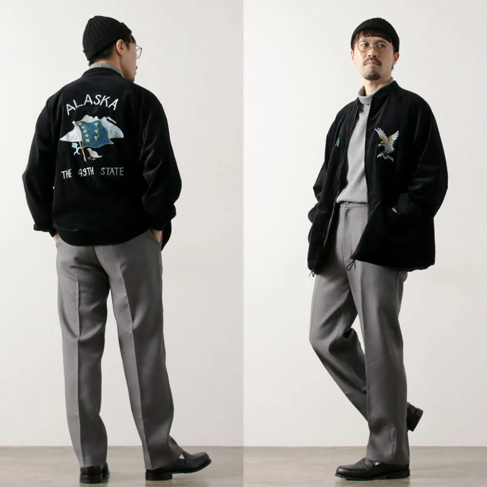 THRIFTY LOOK Jackets^/ Reversible Souvenir Alaska Jacket black