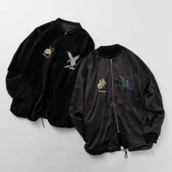 THRIFTY LOOK Jackets^/ Reversible Souvenir Alaska Jacket black