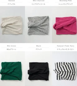 TIEASY Scarfs^/ Double-faced Snood
