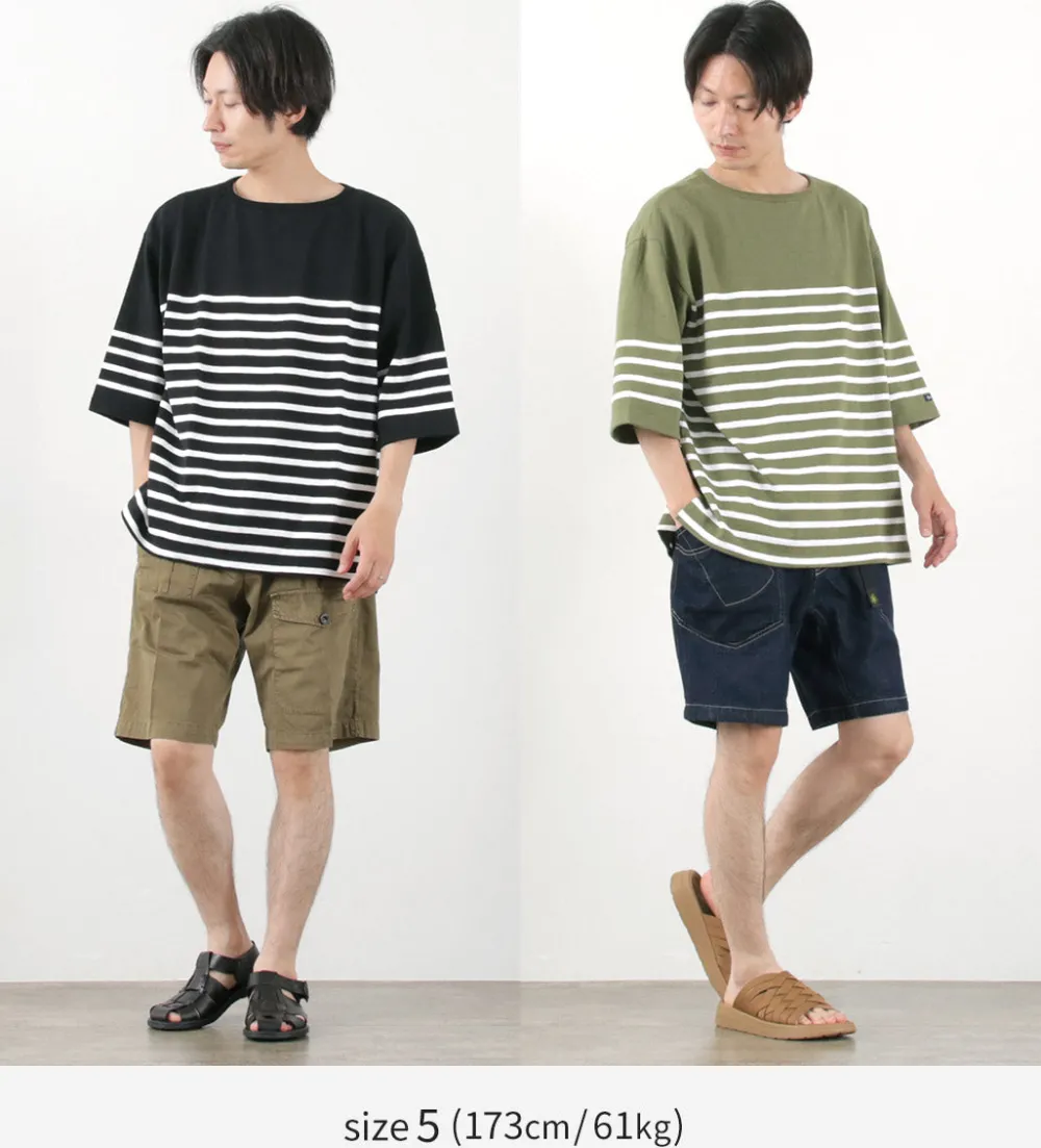 TIEASY T-Shirts^/ HDCS Big Katanuki Boat Neck T-Shirt