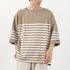 TIEASY T-Shirts^/ HDCS Big Katanuki Boat Neck T-Shirt