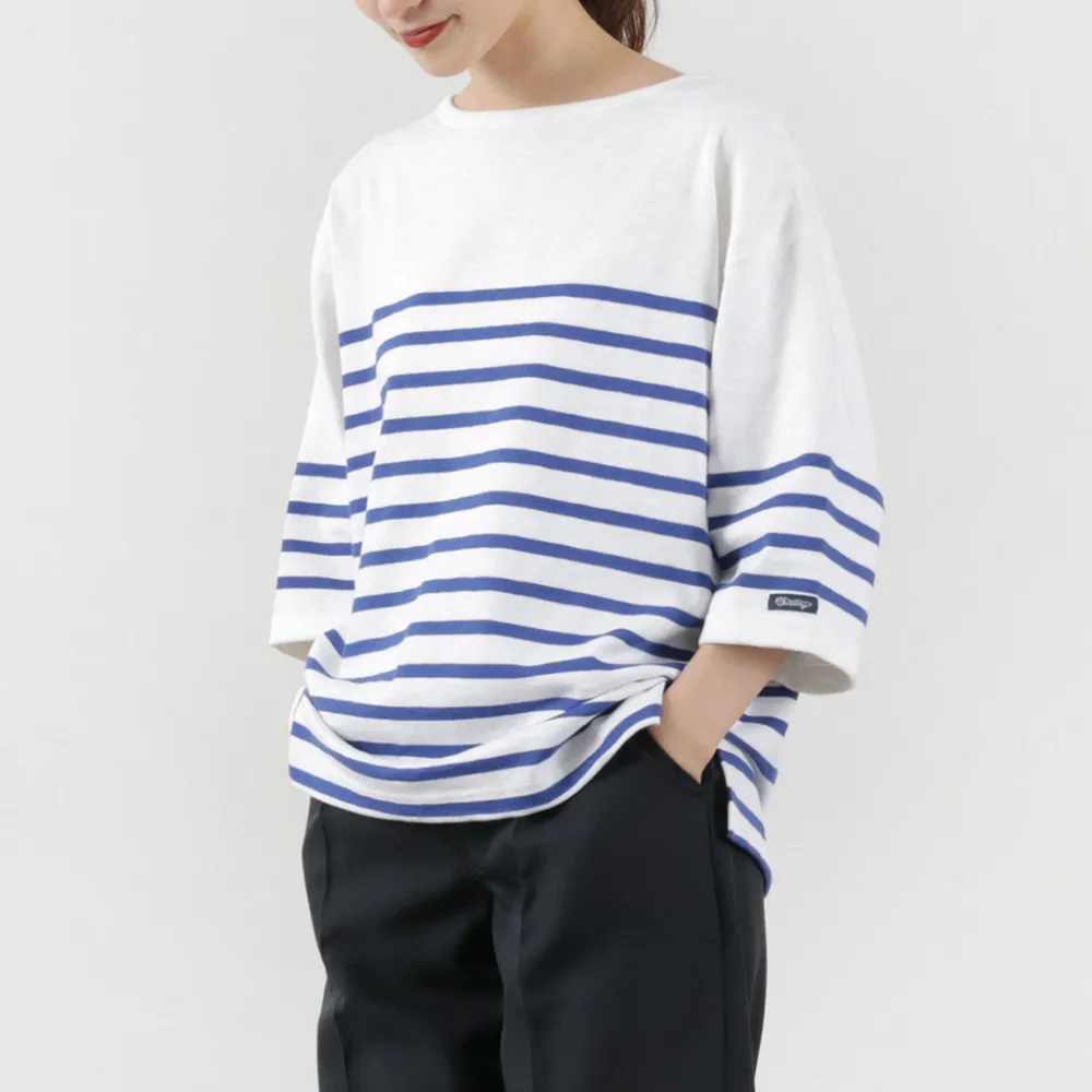 TIEASY T-Shirts^/ HDCS Big Katanuki Boat Neck T-Shirt