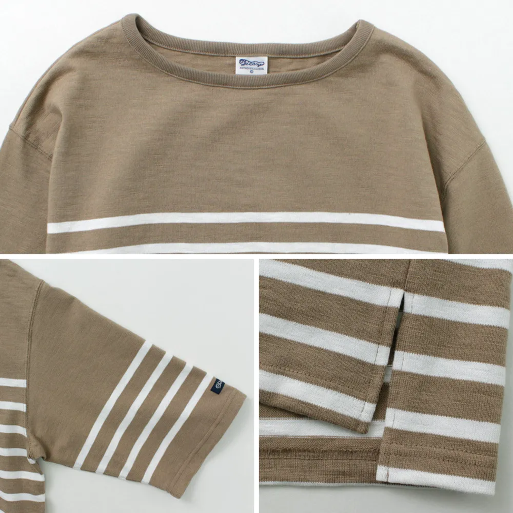 TIEASY T-Shirts^/ HDCS Big Katanuki Boat Neck T-Shirt