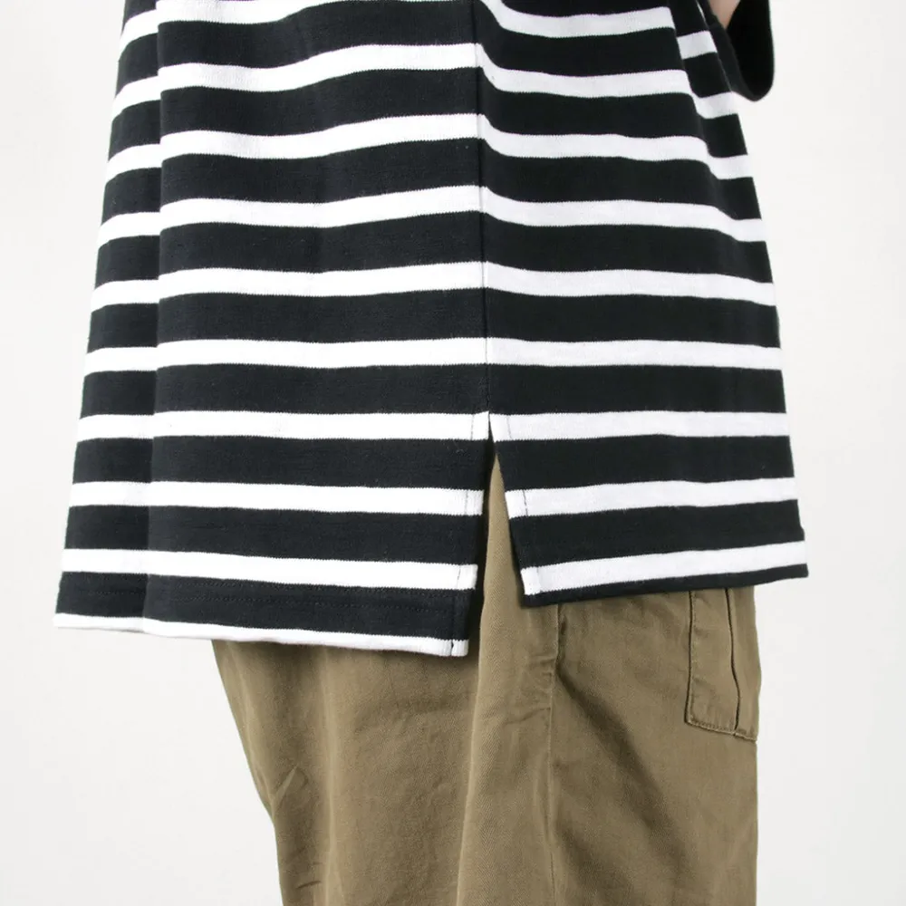 TIEASY T-Shirts^/ HDCS Big Katanuki Boat Neck T-Shirt