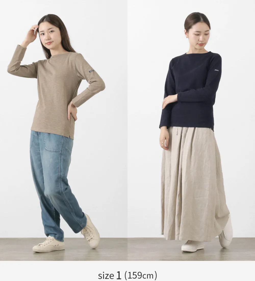 TIEASY T-Shirts^/ HDCS Boatneck Basque Shirt