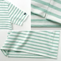 TIEASY T-Shirts^/ HDCS Boatneck Short Sleeve Striped Basque Shirt