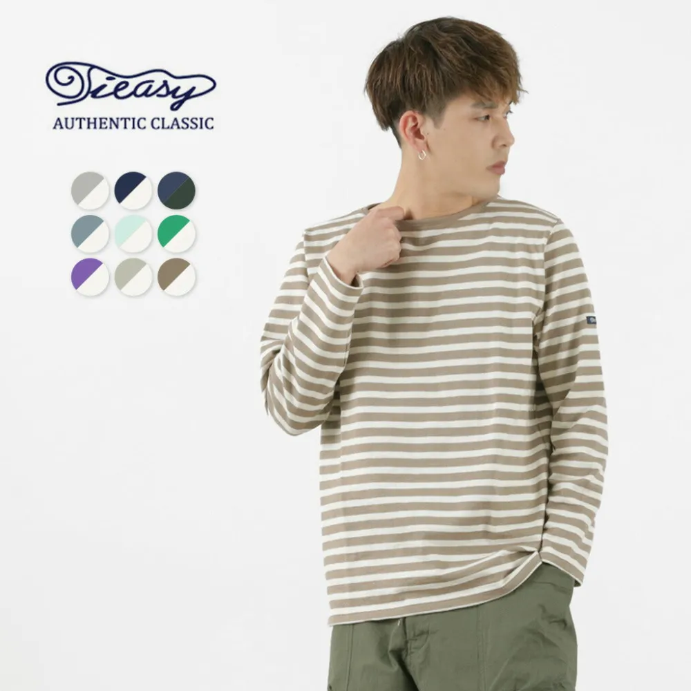TIEASY T-Shirts^/ HDCS Boatneck Striped Basque Shirt