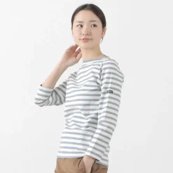 TIEASY T-Shirts^/ HDCS Boatneck Striped Basque Shirt