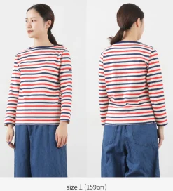 TIEASY T-Shirts^/ HDCS Boatneck Striped Basque Shirt natural