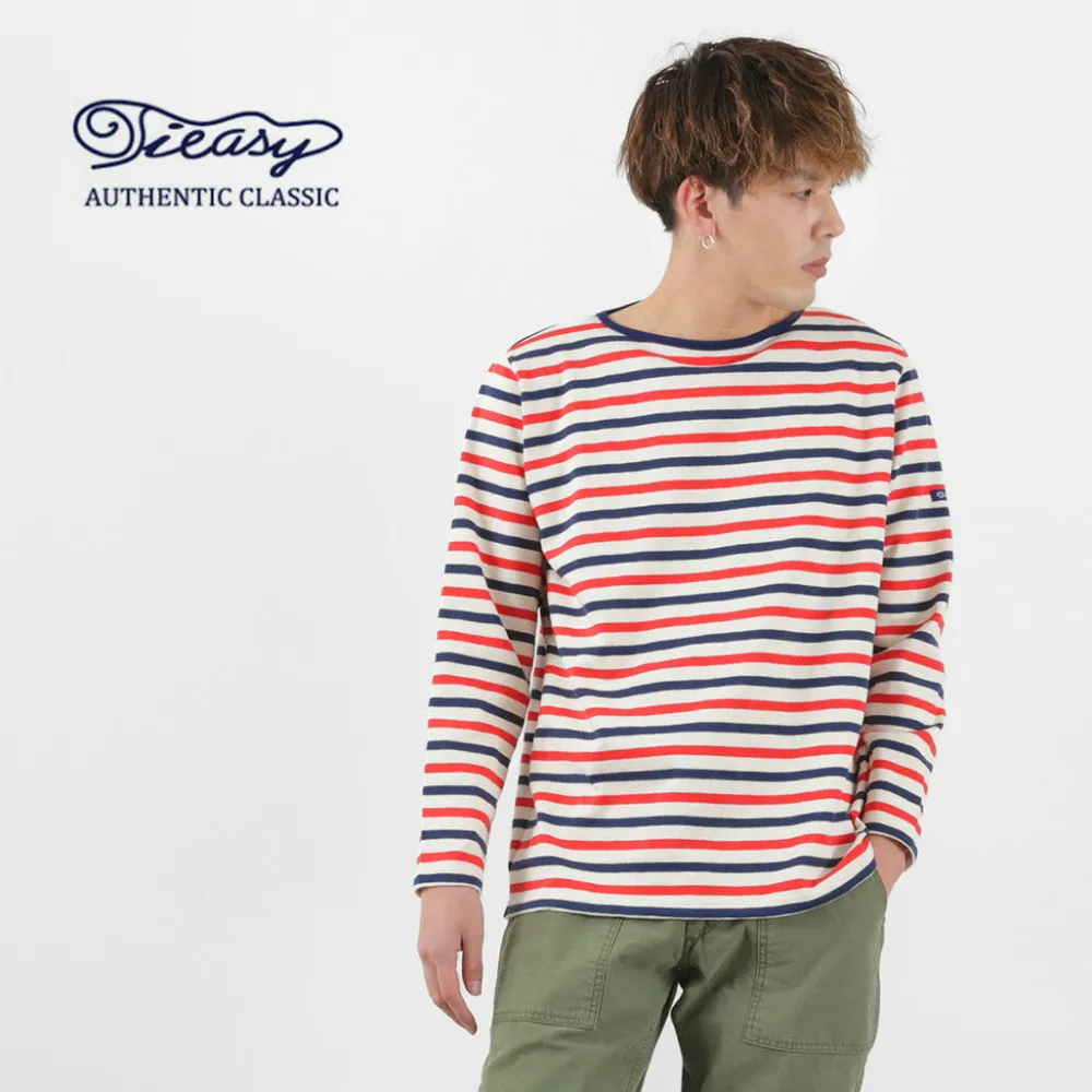 TIEASY T-Shirts^/ HDCS Boatneck Striped Basque Shirt natural