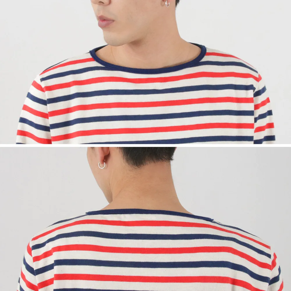 TIEASY T-Shirts^/ HDCS Boatneck Striped Basque Shirt natural