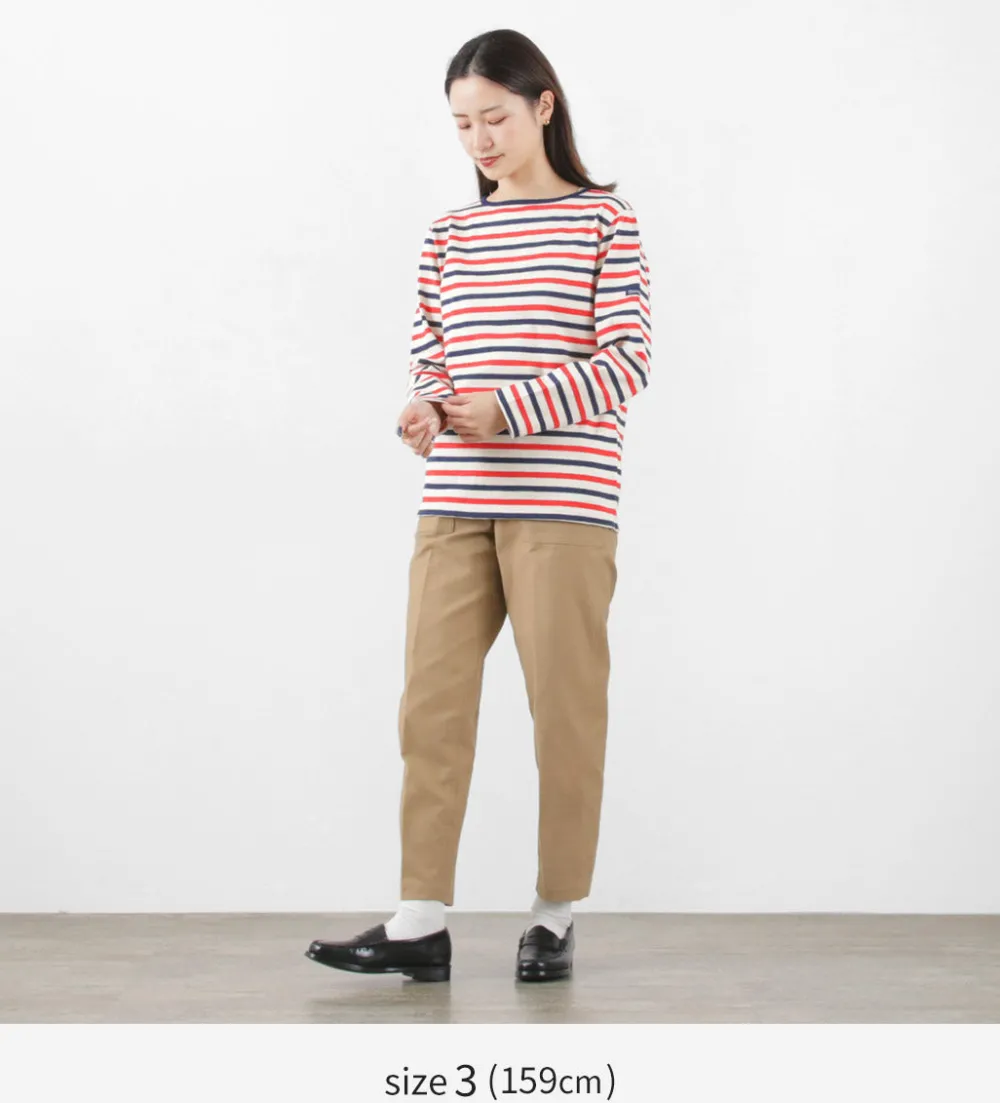 TIEASY T-Shirts^/ HDCS Boatneck Striped Basque Shirt natural
