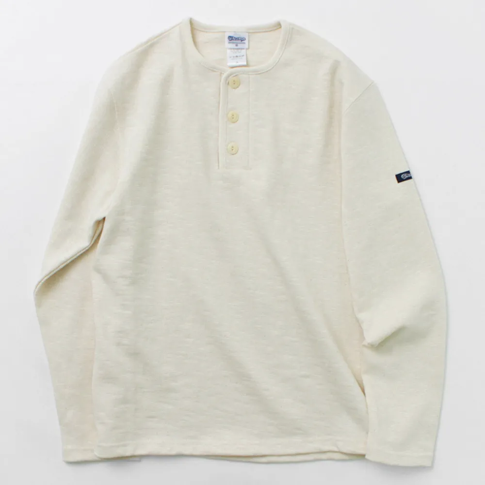 TIEASY T-Shirts^/ HDCS Henry neck long sleeve T-shirt