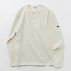 TIEASY T-Shirts^/ HDCS Henry neck long sleeve T-shirt