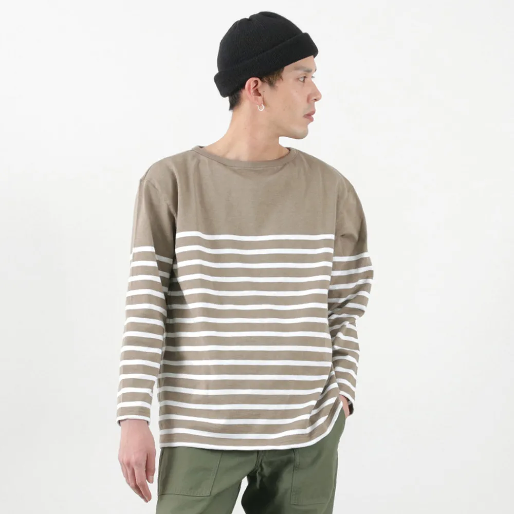 TIEASY T-Shirts^/ HDCS Katanuki striped basque shirt