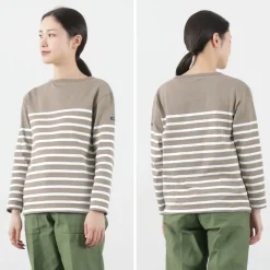 TIEASY T-Shirts^/ HDCS Katanuki striped basque shirt