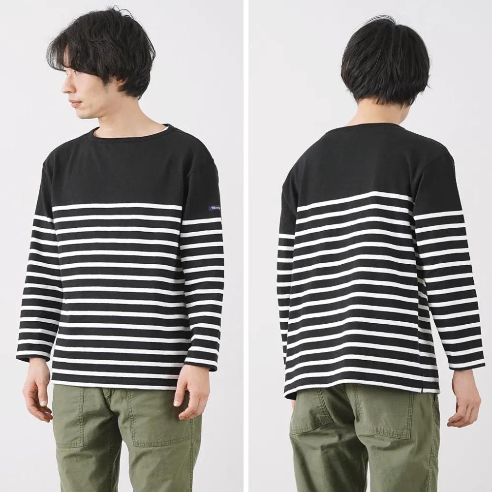 TIEASY T-Shirts^/ HDCS Katanuki striped basque shirt