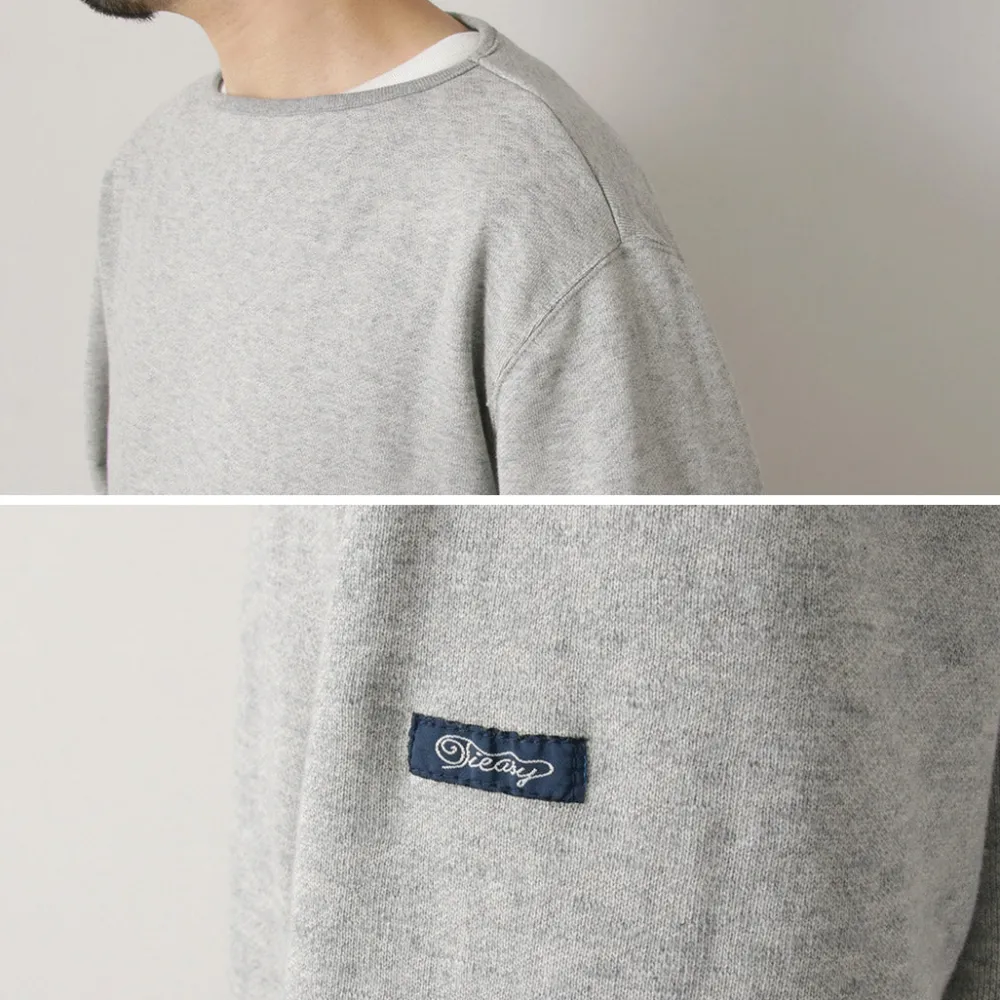 TIEASY Sweatshirts^/ HDCS Sweatshirt Boat Neck Basque Shirt