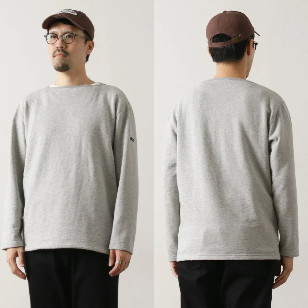 TIEASY Sweatshirts^/ HDCS Sweatshirt Boat Neck Basque Shirt