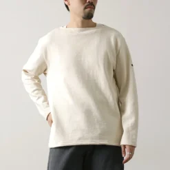 TIEASY Sweatshirts^/ HDCS Sweatshirt Boat Neck Basque Shirt