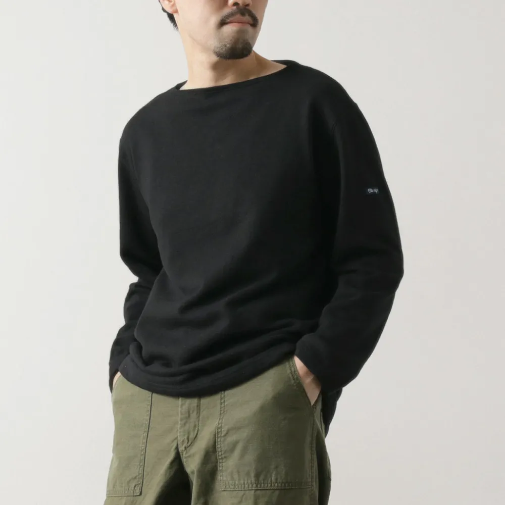 TIEASY Sweatshirts^/ HDCS Sweatshirt Boat Neck Basque Shirt