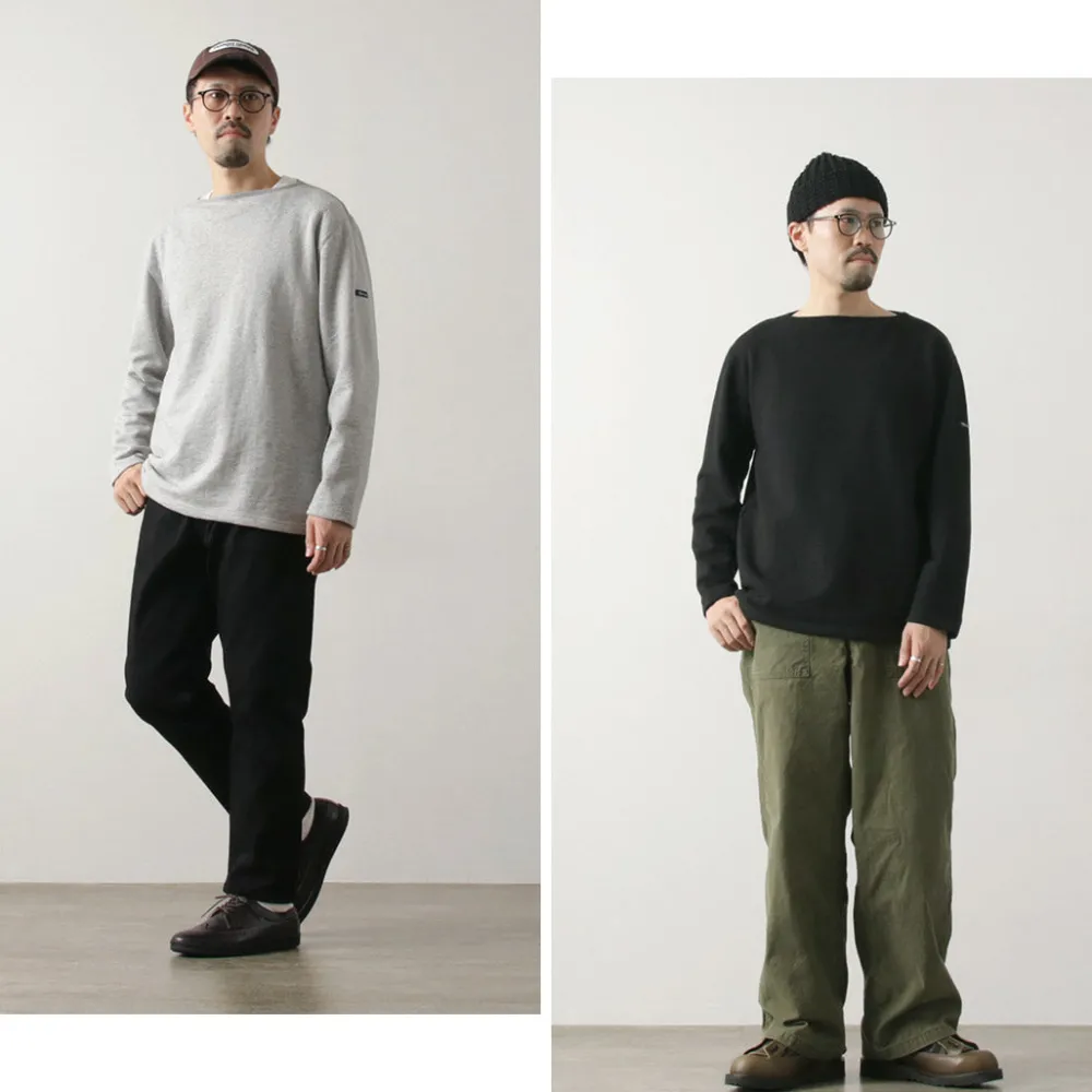 TIEASY Sweatshirts^/ HDCS Sweatshirt Boat Neck Basque Shirt