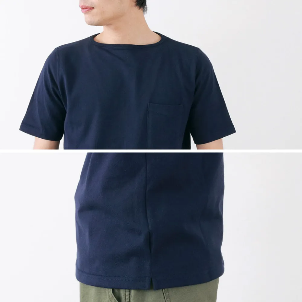 TIEASY T-Shirts^/ Summer Knit Pocket T-Shirt