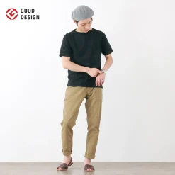 TIEASY T-Shirts^/ Summer Knit Pocket T-Shirt