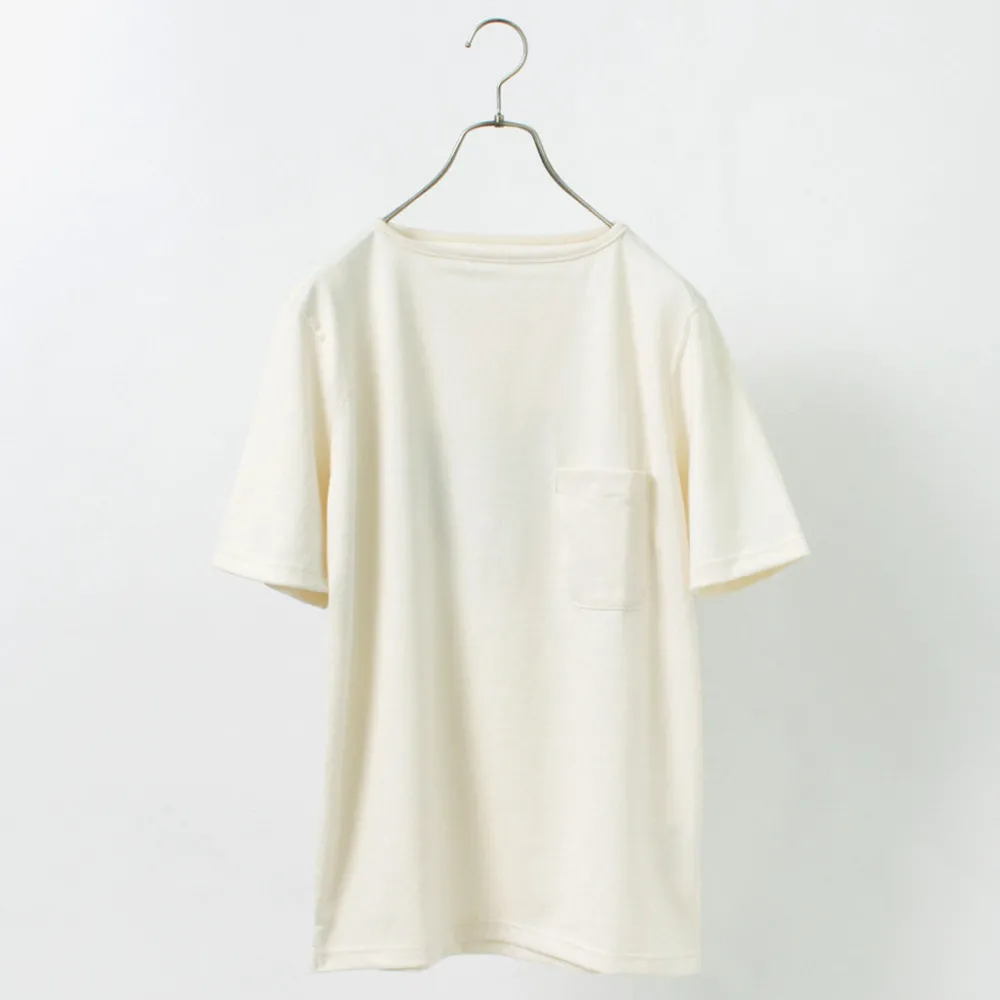 TIEASY T-Shirts^/ Summer Knit Pocket T-Shirt