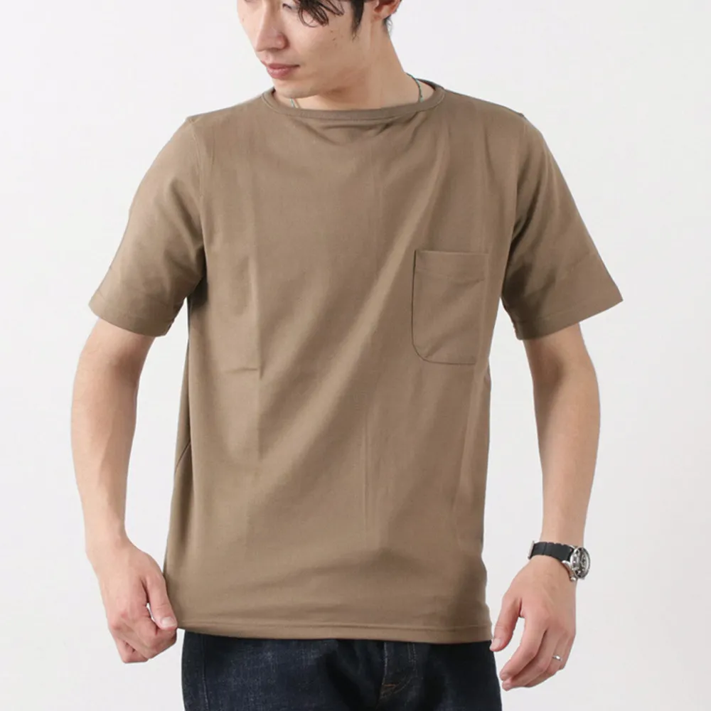 TIEASY T-Shirts^/ Summer Knit Pocket T-Shirt