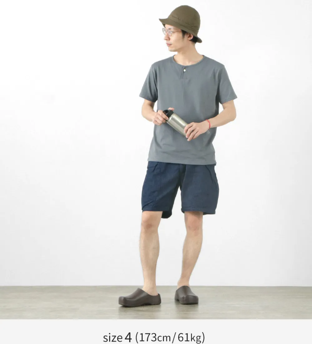 TIEASY T-Shirts^/ Summer Knits Henley Short Sleeve T-shirt