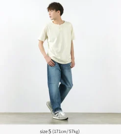TIEASY T-Shirts^/ Summer Knits Henley Short Sleeve T-shirt