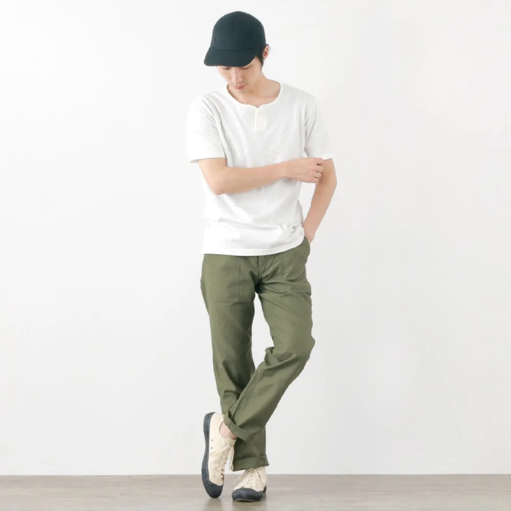 TIEASY T-Shirts^/ Summer Knits Henley Short Sleeve T-shirt