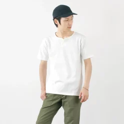 TIEASY T-Shirts^/ Summer Knits Henley Short Sleeve T-shirt