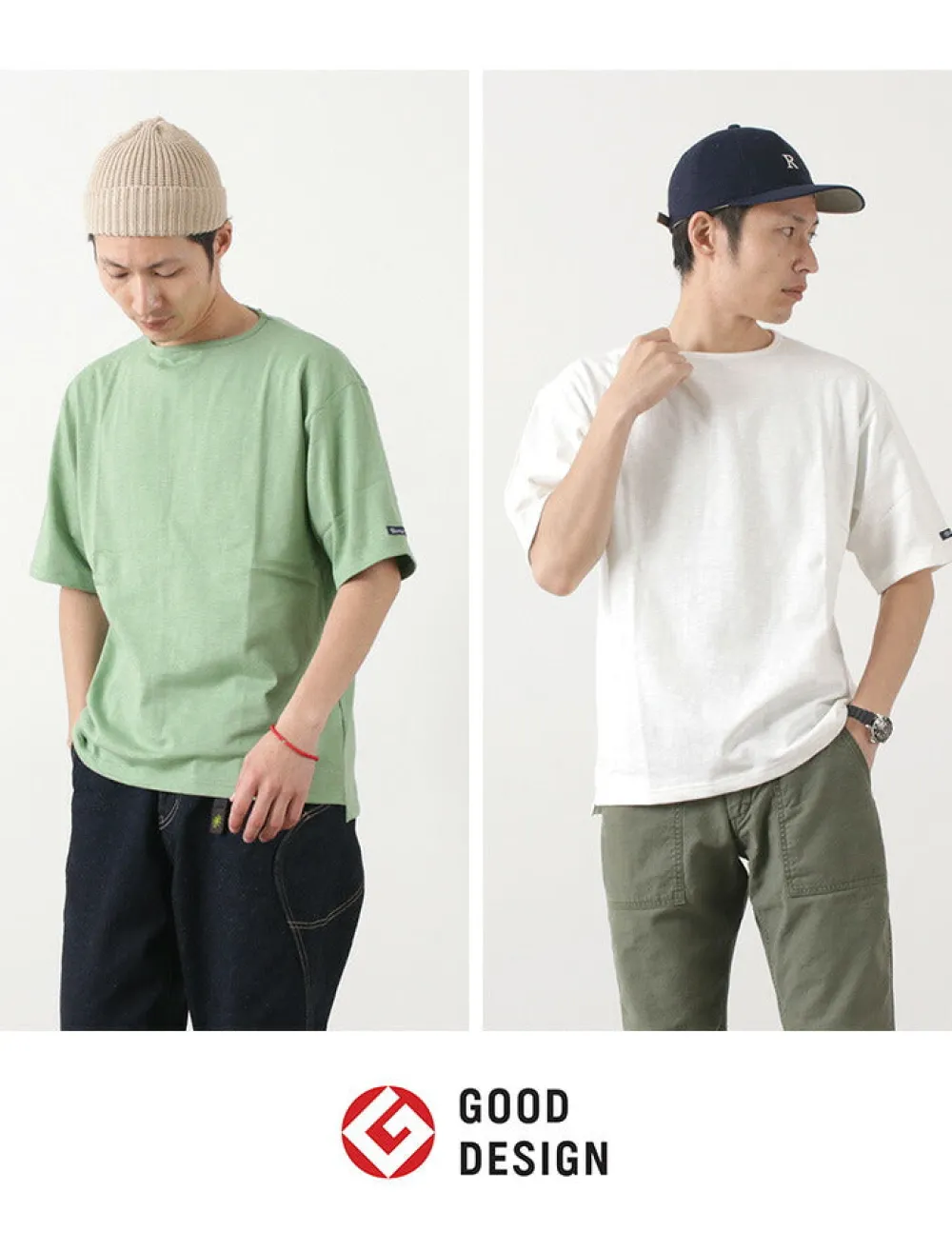 TIEASY T-Shirts^/ TE001SS HDCS Light Big Boat Neck T-Shirt