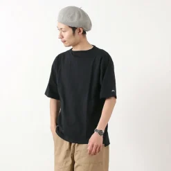TIEASY T-Shirts^/ TE001SS HDCS Light Big Boat Neck T-Shirt