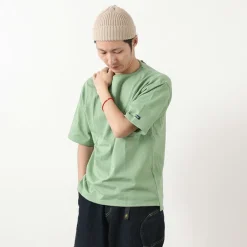 TIEASY T-Shirts^/ TE001SS HDCS Light Big Boat Neck T-Shirt
