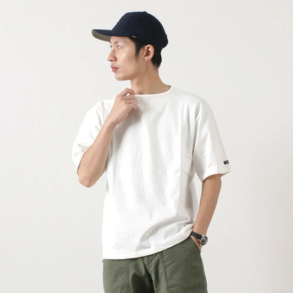 TIEASY T-Shirts^/ TE001SS HDCS Light Big Boat Neck T-Shirt