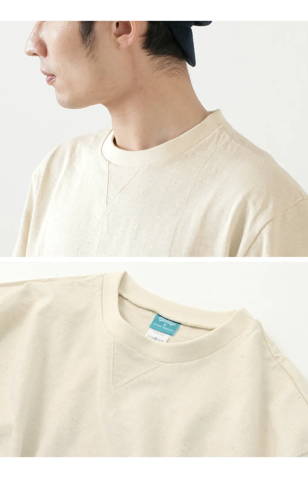 TIEASY T-Shirts^/ TE001SS HDCS Light Gusseted Crew T-Shirt