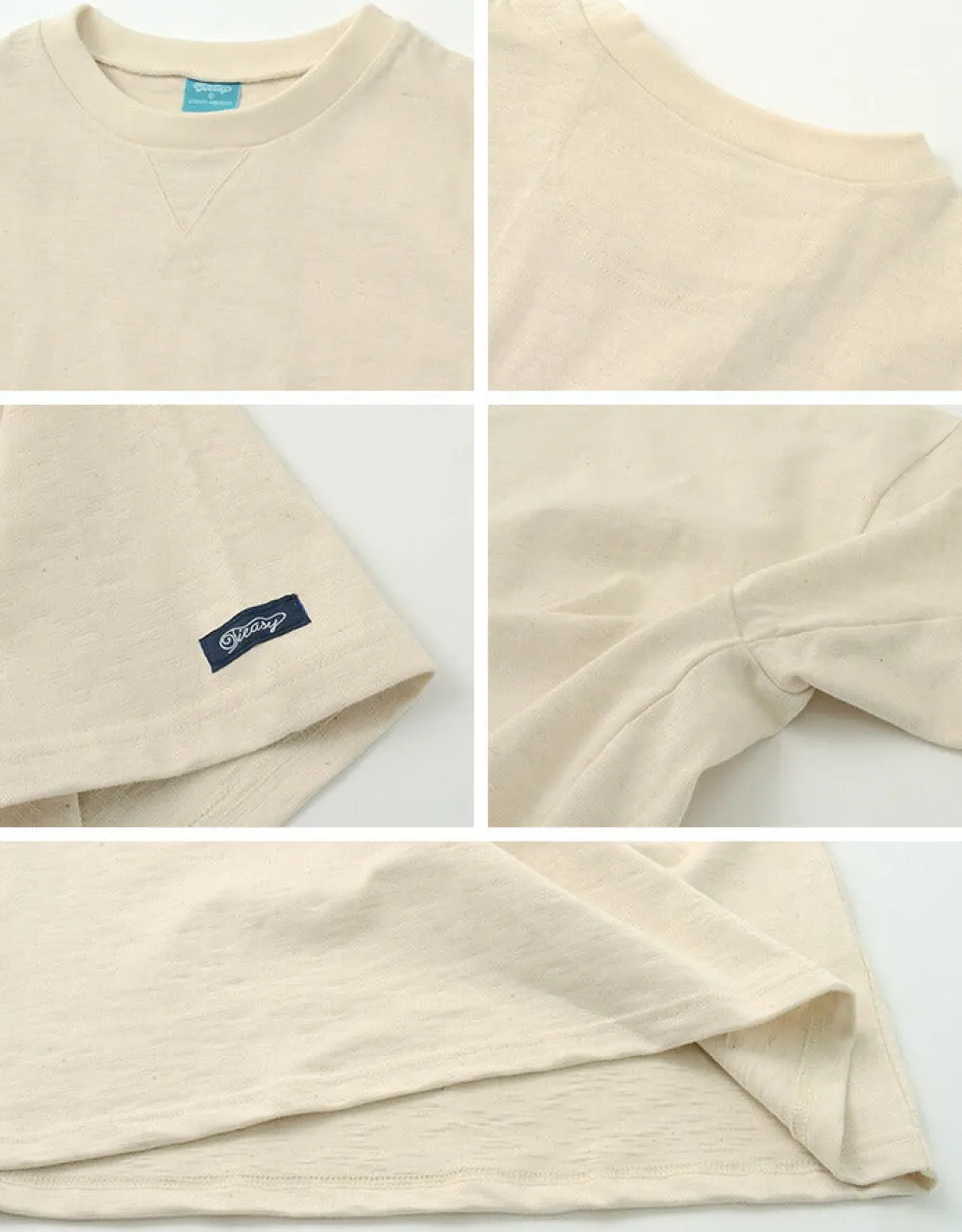TIEASY T-Shirts^/ TE001SS HDCS Light Gusseted Crew T-Shirt