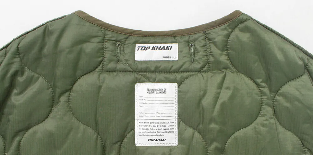 TOP KHAKI Jackets^/ M-65 Liner