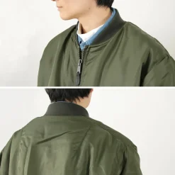 TOP KHAKI Jackets^/ MA-1 Nylon Flight Jacket