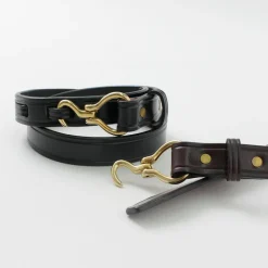 TORY LEATHER Belts^/ 1-inch Bridle Leather Mini Hoof Pick Belt