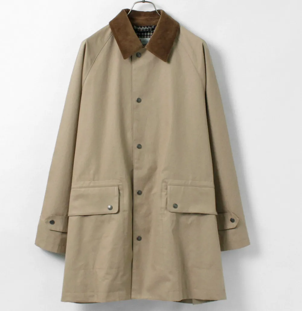 TRADITIONAL WEATHERWEAR Coats^/ High Density Fabric Corduroy Collar Coat