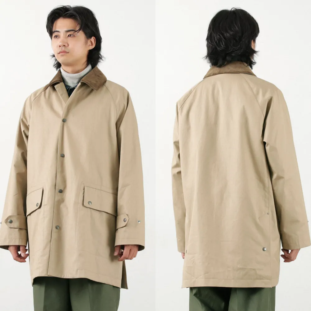 TRADITIONAL WEATHERWEAR Coats^/ High Density Fabric Corduroy Collar Coat