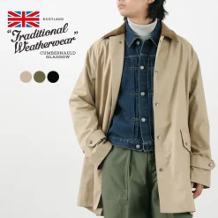 TRADITIONAL WEATHERWEAR Coats^/ High Density Fabric Corduroy Collar Coat