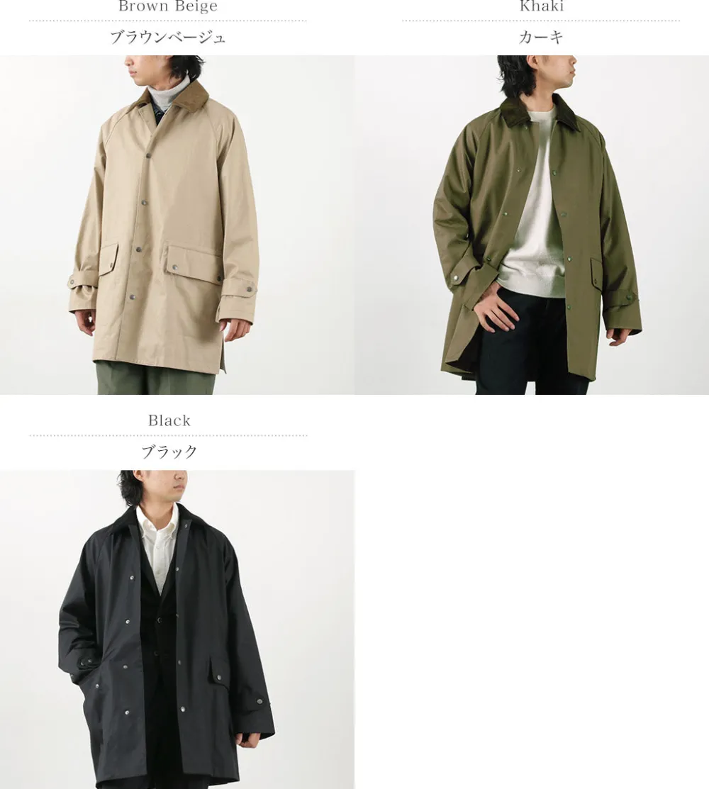 TRADITIONAL WEATHERWEAR Coats^/ High Density Fabric Corduroy Collar Coat