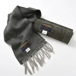 TWEED MILL Scarfs^/ Lamb Wool Scarf Herringbone