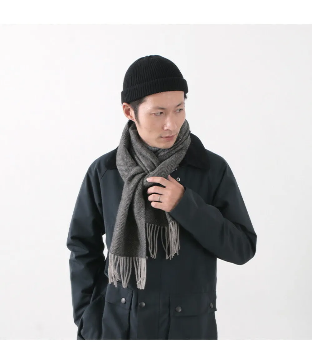 TWEED MILL Scarfs^/ Lamb Wool Scarf Herringbone