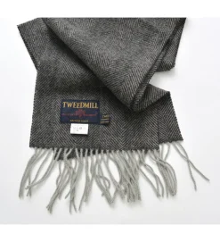 TWEED MILL Scarfs^/ Lamb Wool Scarf Herringbone